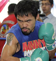 Pacquiao Distracted