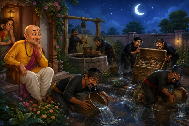 Bedtime Story: Tenali Raman and the Thieves